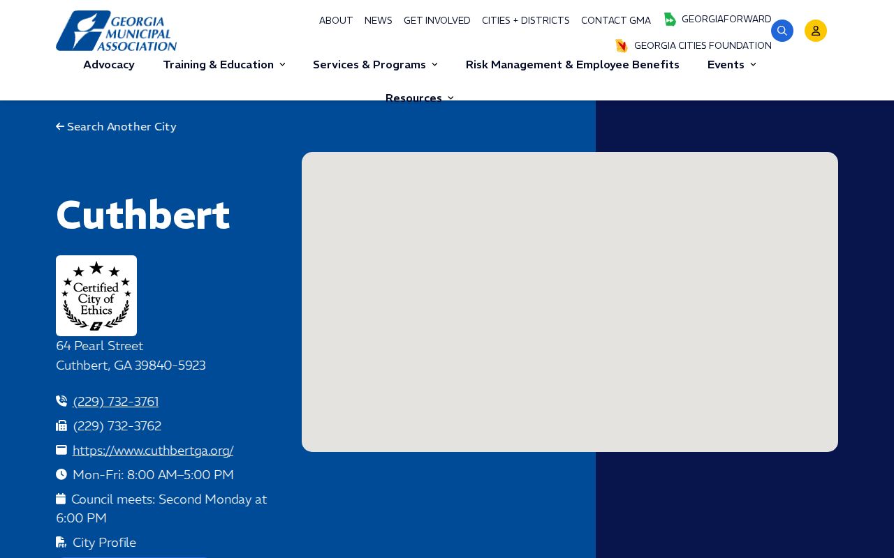 Cuthbert court records city government profile